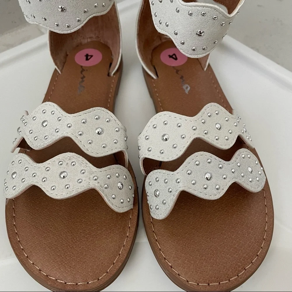 Nina Girls Willette Strappy Sandals Size 4